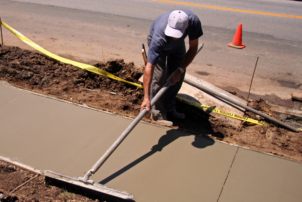 Repaired a public sidewalk: Before and After look