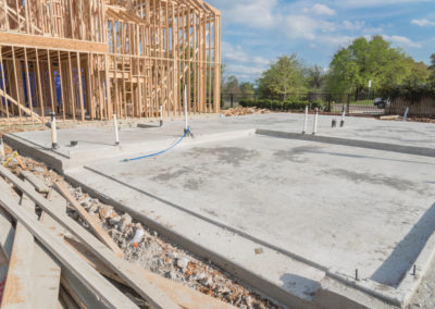 complete concrete slab for a commercial building,Los angeles